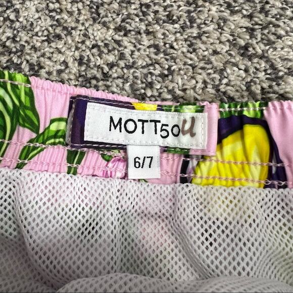 NWT MOTT50 Swim Trunks Honey Plum Fruit Purple 6/7 Years UPF50+ - Picture 3 of 5